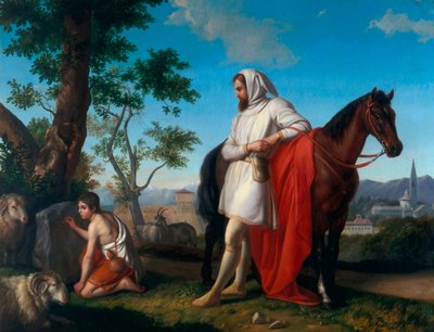 Cimabue ja Giotto tekijältä Gaetano Sabatelli